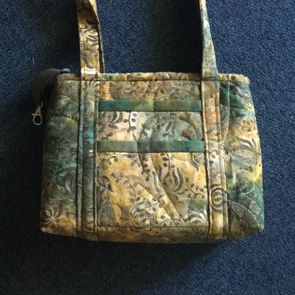 Green and yellow bag - Picture 3 of 4